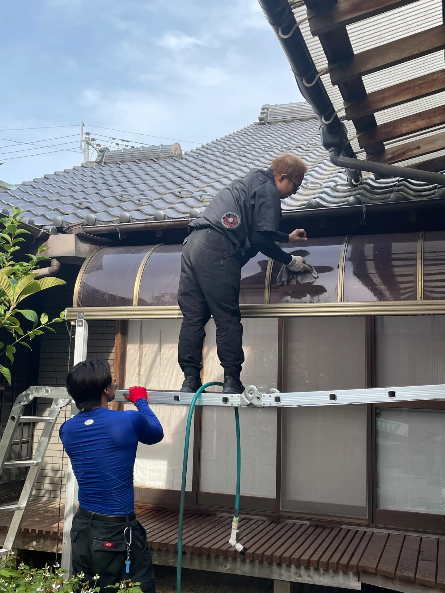 お孫さんへ受け継がれる大切な家。住み継ぐためのお掃除を行いました